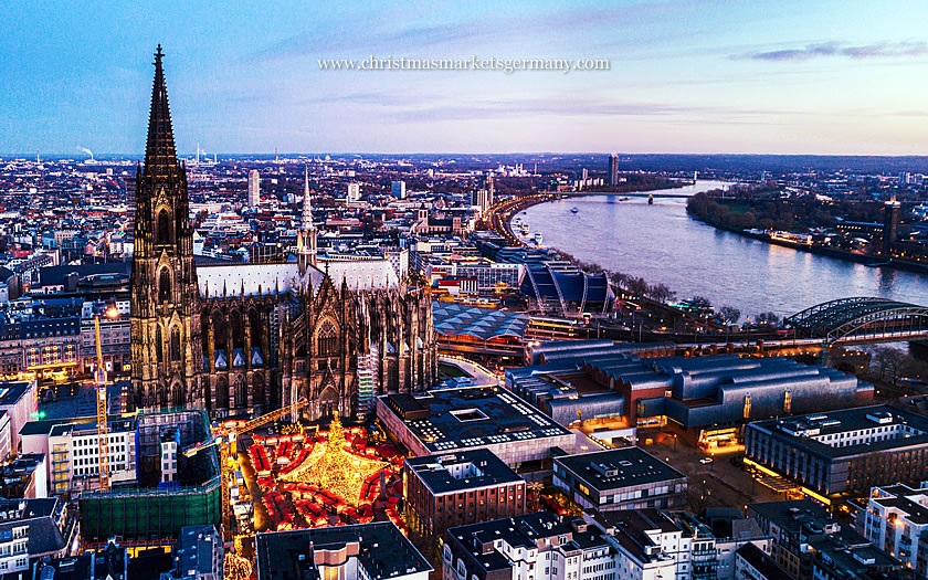 View over Cologne Germany